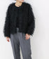 【SOI-MeME】sheer fringe jacket